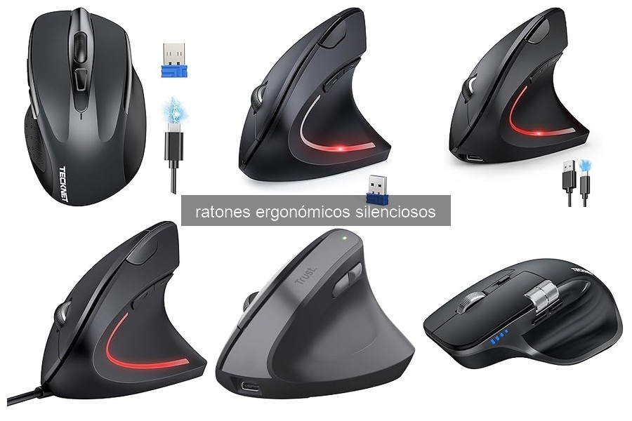 Mejores ratones ergonómicos silenciosos para teletrabajo 2026