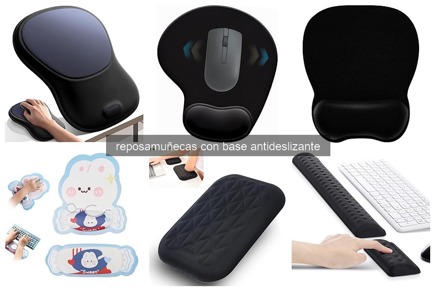 Mejores reposamuñecas antideslizantes para trabajar en casa