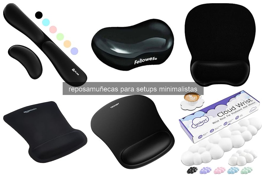 Mejores reposamuñecas para setups minimalistas en 2026