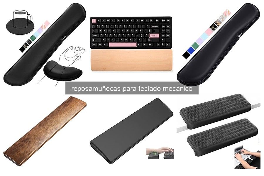 Mejores reposamuñecas para teclado mecánico en 2026