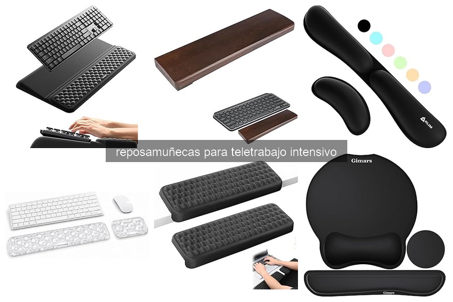 Mejores reposamuñecas para teletrabajo intenso en 2023