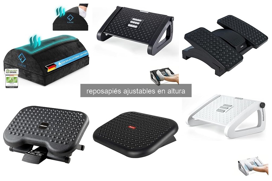 Mejores reposapiés ajustables en altura para oficina 2026