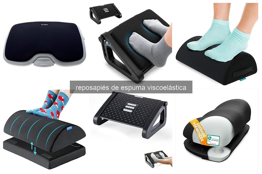 Mejores reposapiés de espuma viscoelástica para trabajar desde casa