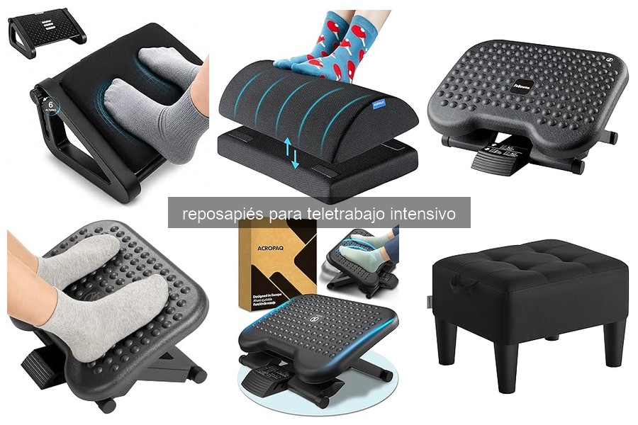 Mejores reposapiés para teletrabajo en 2023: comparativa