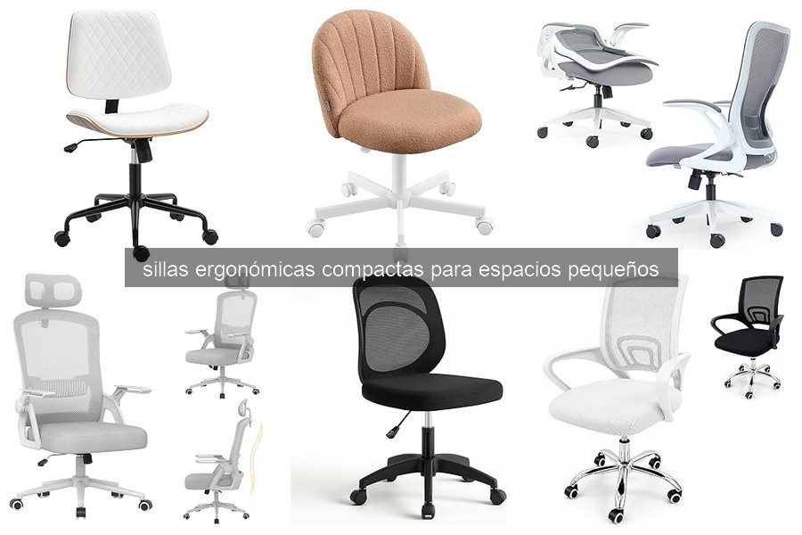 Mejores sillas ergonómicas compactas para espacios pequeños 2026