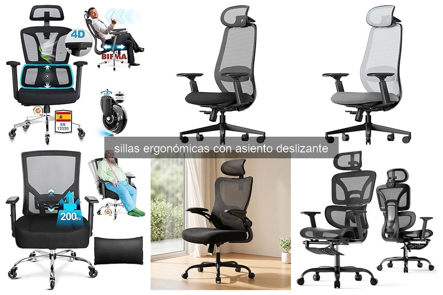 Mejores sillas ergonómicas con asiento deslizante para home office