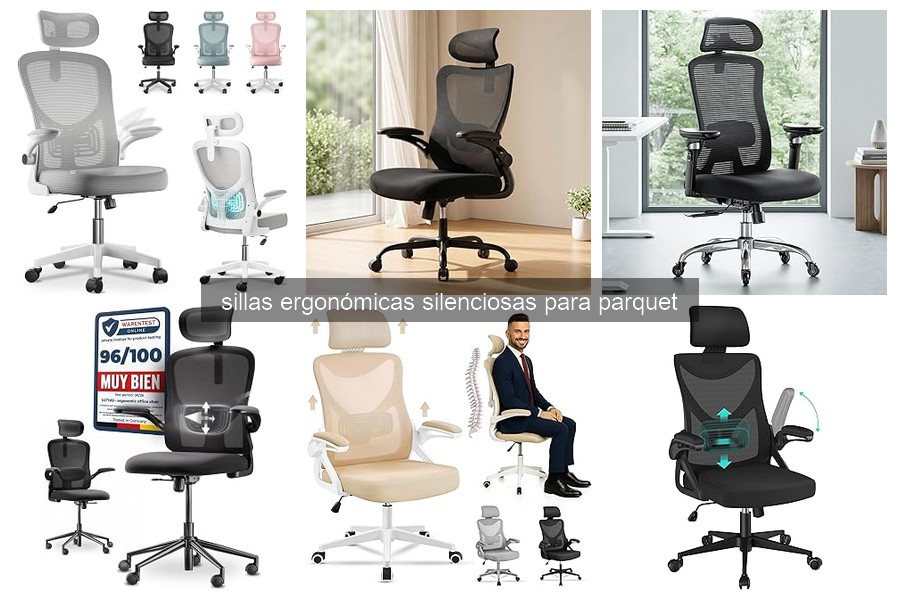 Mejores sillas ergonómicas silenciosas para parquet en 2026