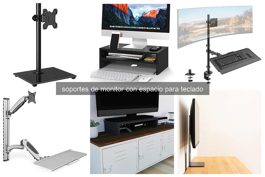 Mejores soportes de monitor con espacio para teclado en 2026