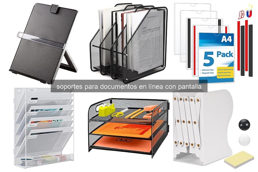Mejores soportes para documentos en línea para trabajar desde casa