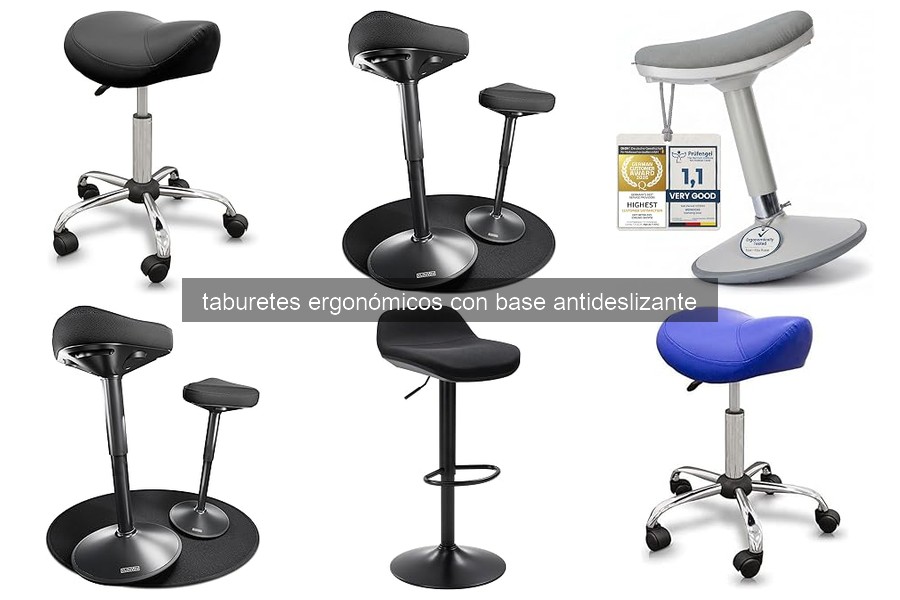Mejores taburetes ergonómicos con base antideslizante 2026