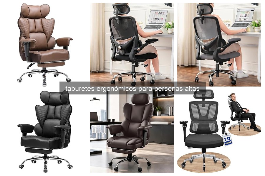 Mejores taburetes ergonómicos para personas altas en 2026