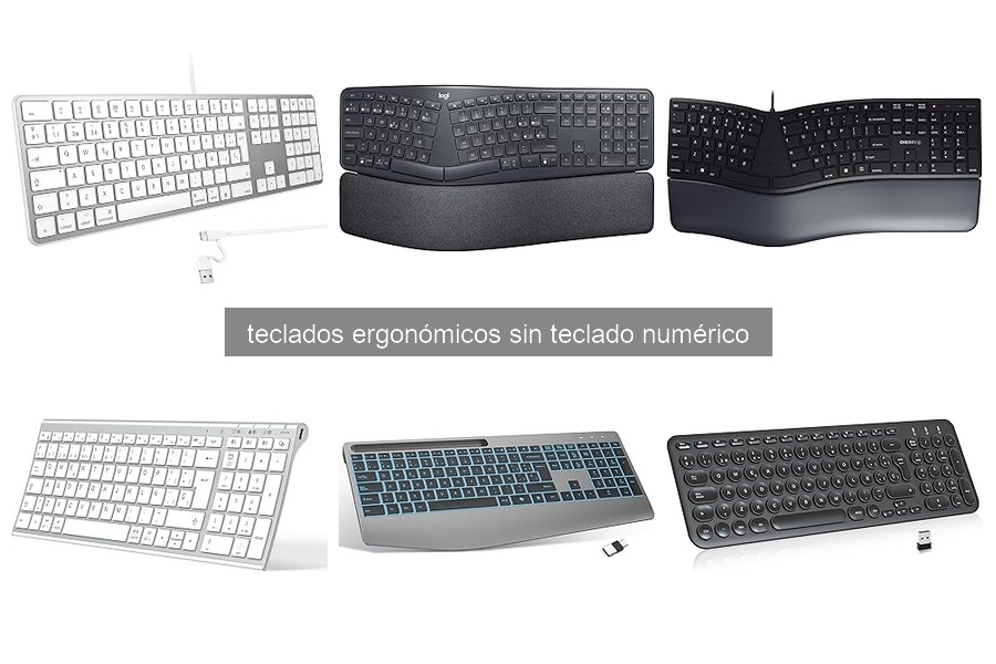 Mejores teclados ergonómicos sin teclado numérico para casa
