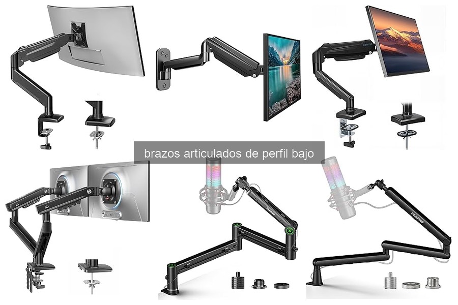 Problemas comunes al instalar brazos articulados de perfil bajo