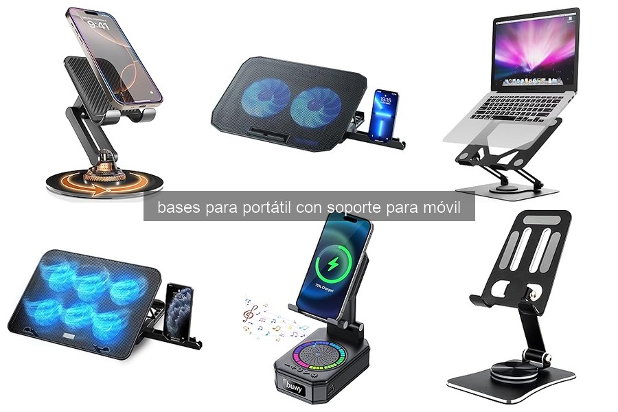 Problemas comunes al usar bases para portátil y móvil