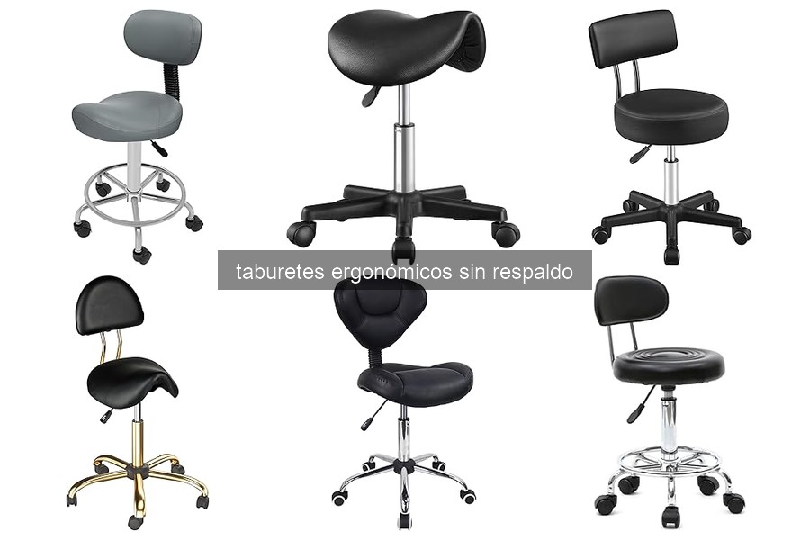 Problemas comunes al usar taburetes ergonómicos sin respaldo