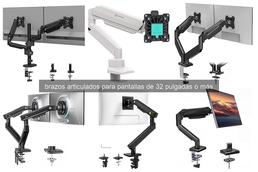 Problemas comunes con brazos articulados para pantallas grandes