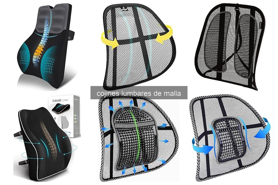 Problemas comunes con cojines lumbares de malla y soluciones