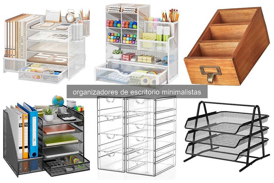 Problemas comunes con organizadores de escritorio minimalistas
