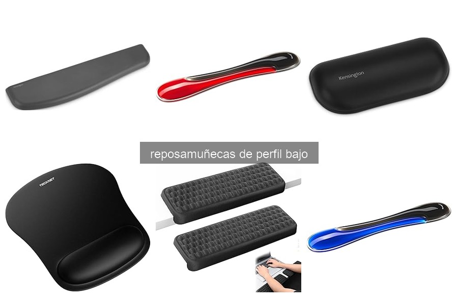Problemas comunes con reposamuñecas de perfil bajo y soluciones