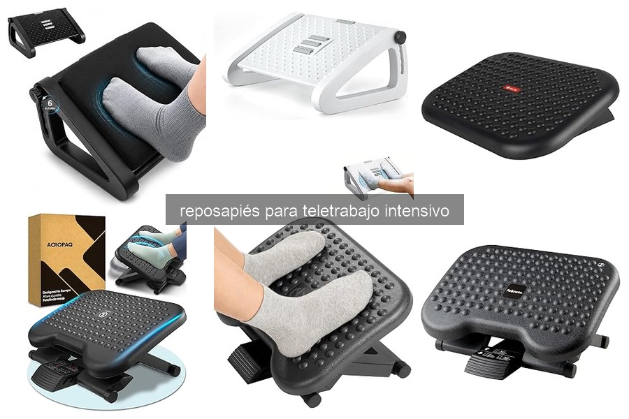 Problemas comunes con reposapiés en teletrabajo y soluciones