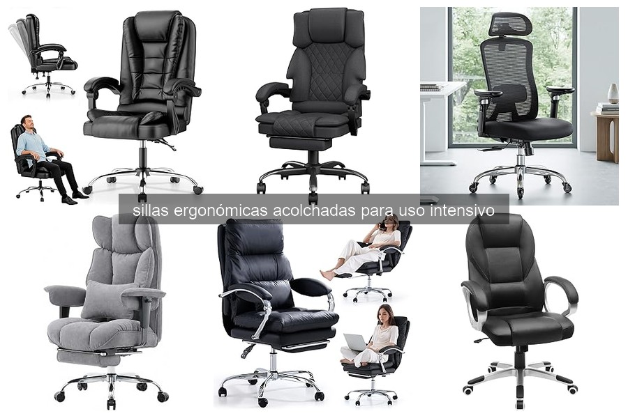 Problemas comunes con sillas ergonómicas acolchadas y soluciones