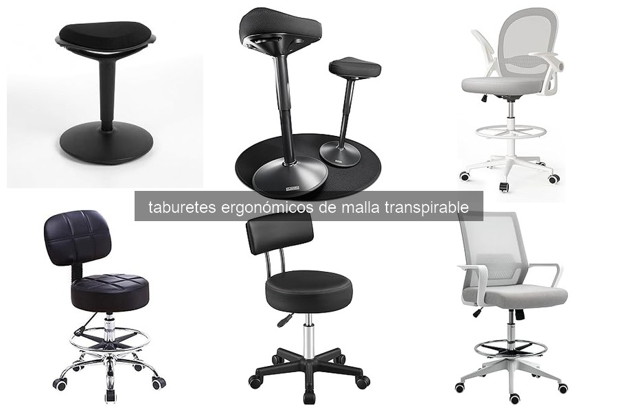 Problemas comunes con taburetes ergonómicos de malla y soluciones