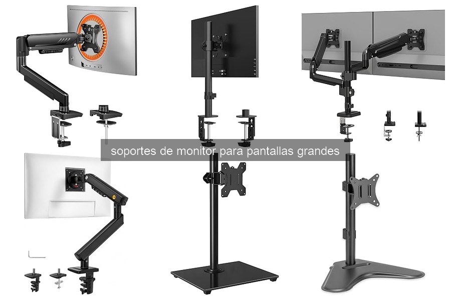 Problemas y soluciones de soportes para pantallas grandes