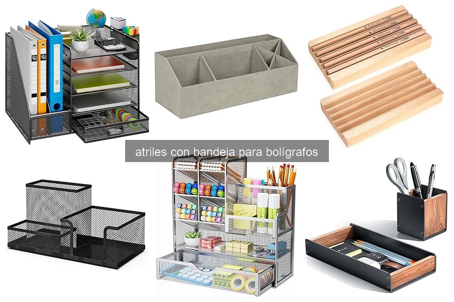 ¿Qué es un atril con bandeja para bolígrafos? Características y beneficios