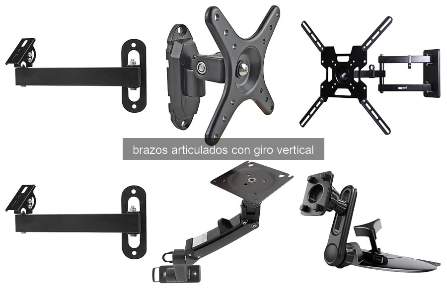 ¿Qué es un brazo articulado con giro vertical y sus usos?