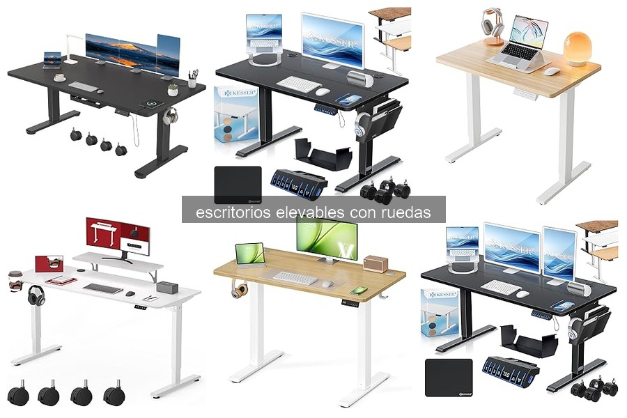 ¿Qué es un escritorio elevable con ruedas? Beneficios y características