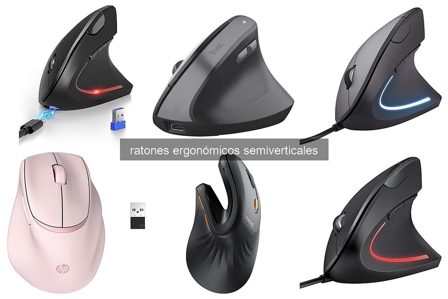 ¿Qué es un ratón ergonómico semivertical y sus beneficios?