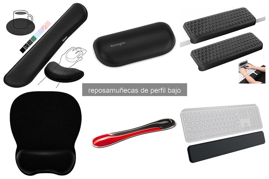 ¿Qué es un reposamuñecas de perfil bajo? Beneficios y características