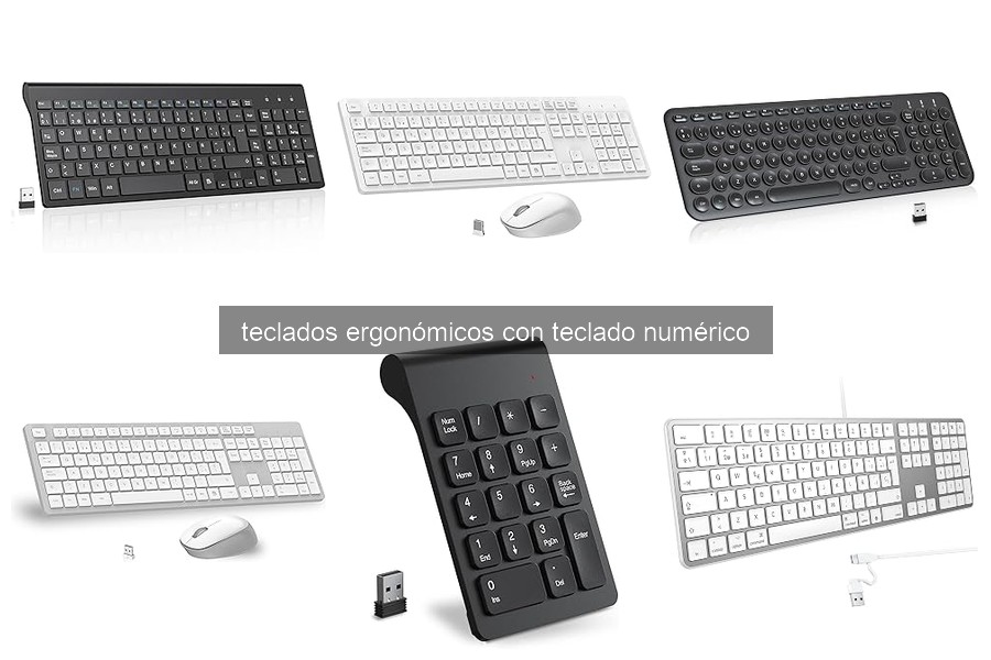 Qué es un teclado ergonómico con teclado numérico: beneficios y características