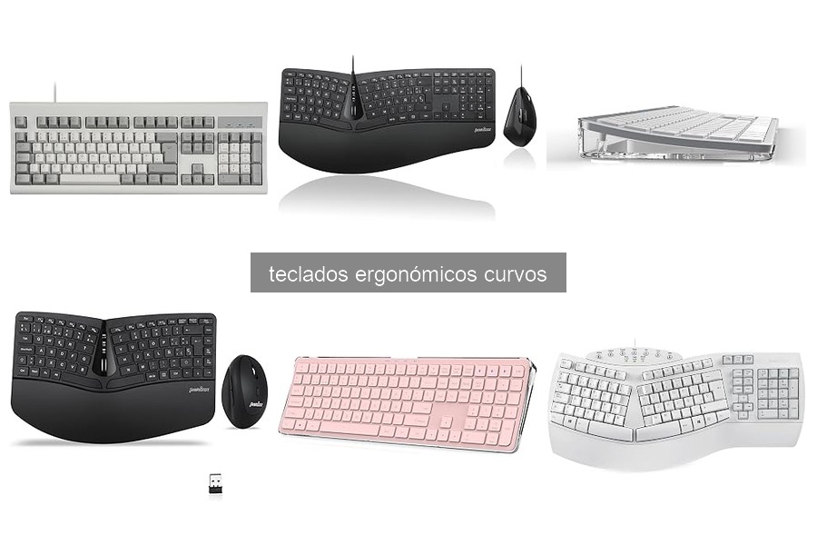 Qué es un teclado ergonómico curvo y sus beneficios
