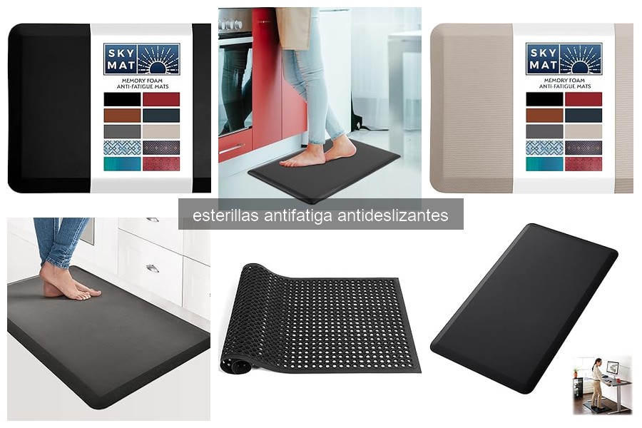 Qué son las esterillas antifatiga antideslizantes y cómo funcionan