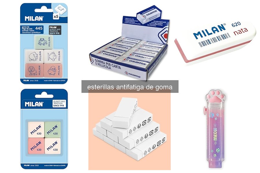¿Qué son las esterillas antifatiga de goma y cómo funcionan?