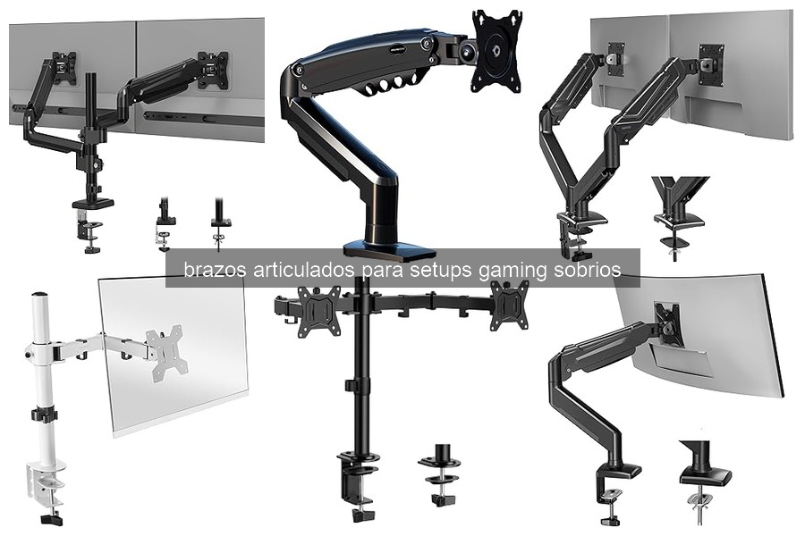 ¿Qué son los brazos articulados para setups gaming?