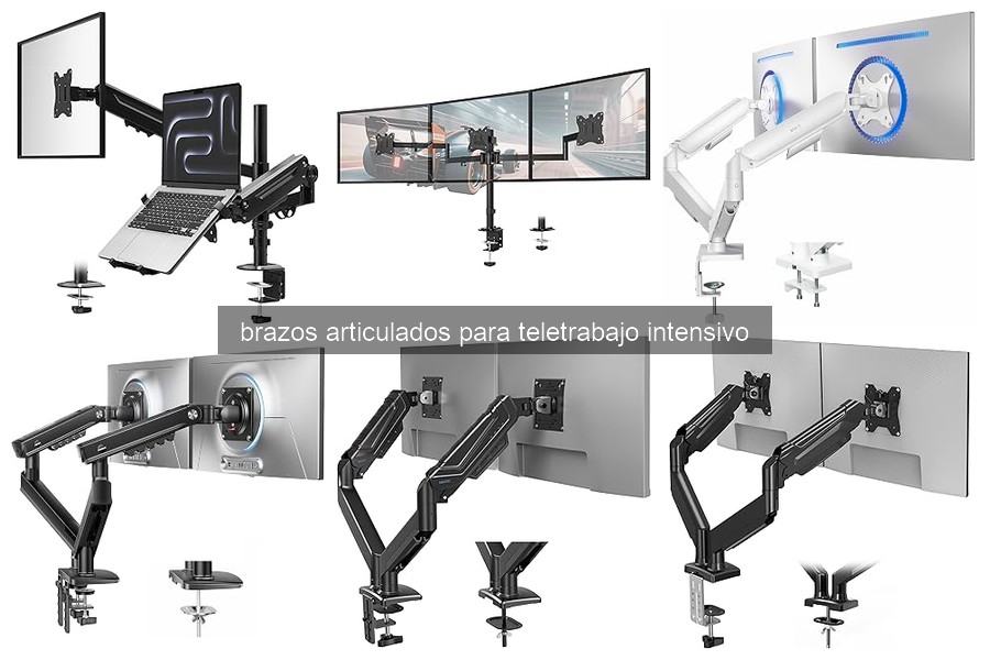¿Qué son los brazos articulados para teletrabajo y sus beneficios?
