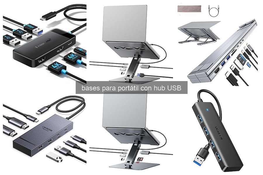 Soluciones a problemas comunes con bases para portátil y hub USB