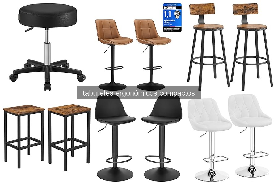 Taburetes Ergonómicos Compactos: Beneficios y Características