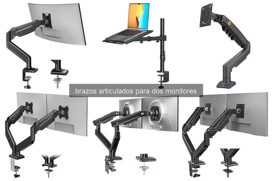 Ventajas de los brazos articulados para dos monitores