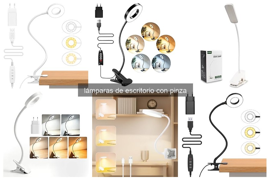 Ventajas y desventajas de lámparas de escritorio con pinza