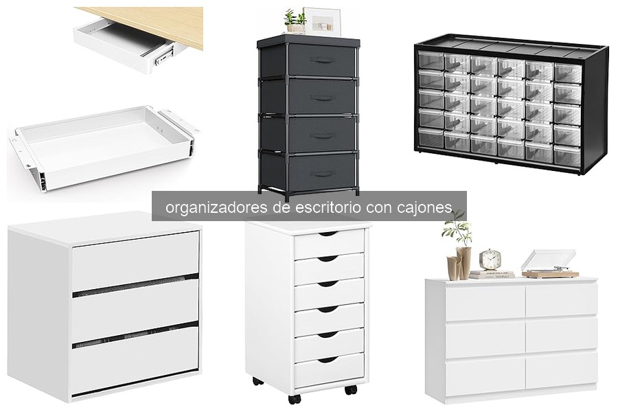 Ventajas y desventajas de organizadores de escritorio con cajones
